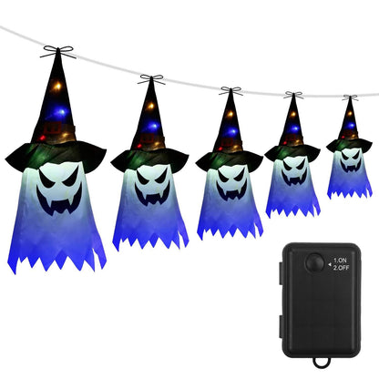 Halloween Ghost Witch Hat Hanging Light Lantern DailySale
