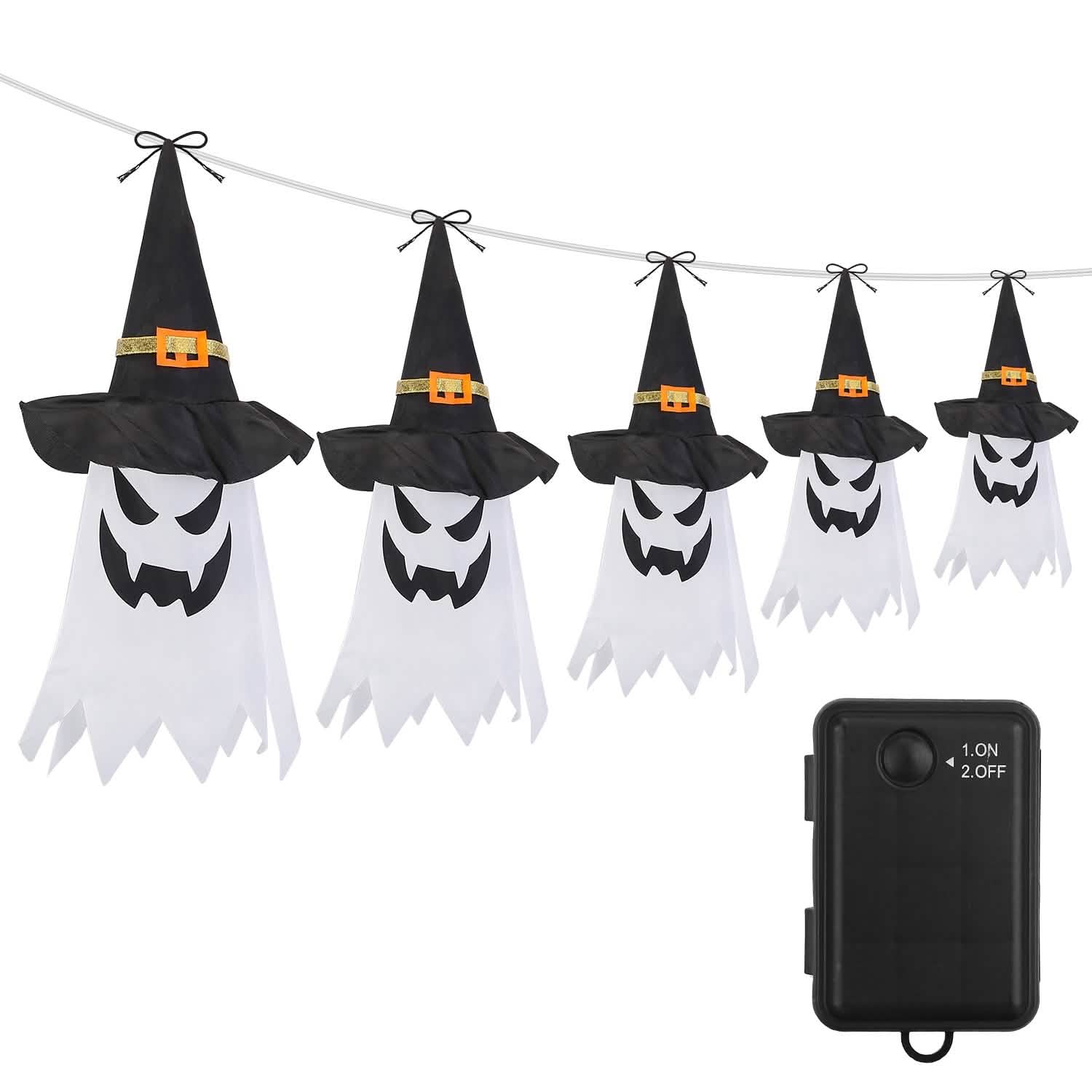 Halloween Ghost Witch Hat Hanging Light Lantern DailySale