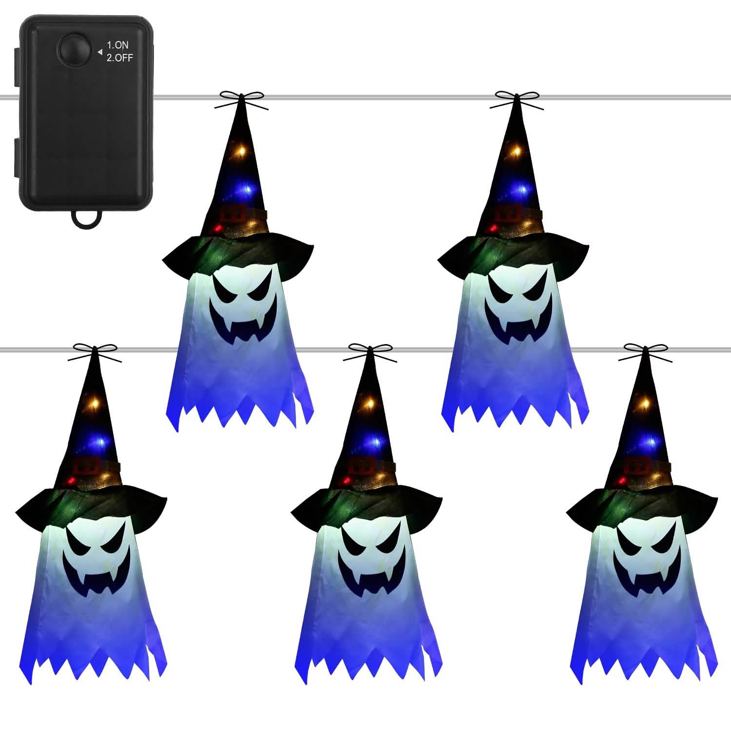 Halloween Ghost Witch Hat Hanging Light Lantern DailySale