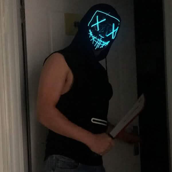 Halloween Mask LED, Light up Mask for Festival Cosplay DailySale