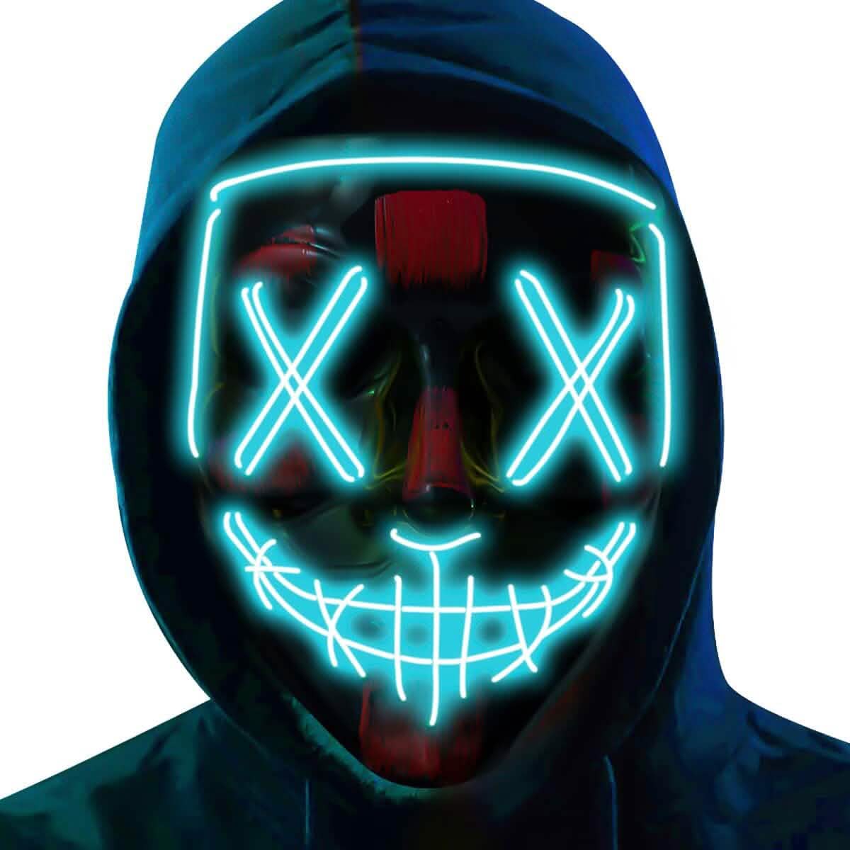 Halloween Mask LED, Light up Mask for Festival Cosplay DailySale