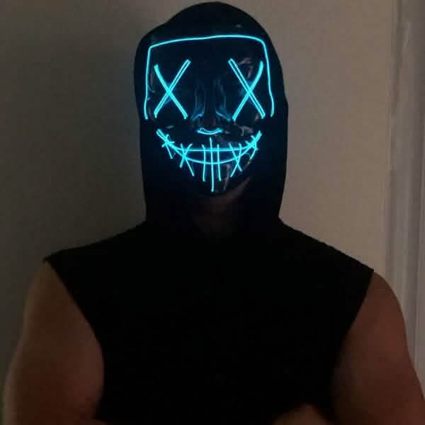 Halloween Mask LED, Light up Mask for Festival Cosplay DailySale