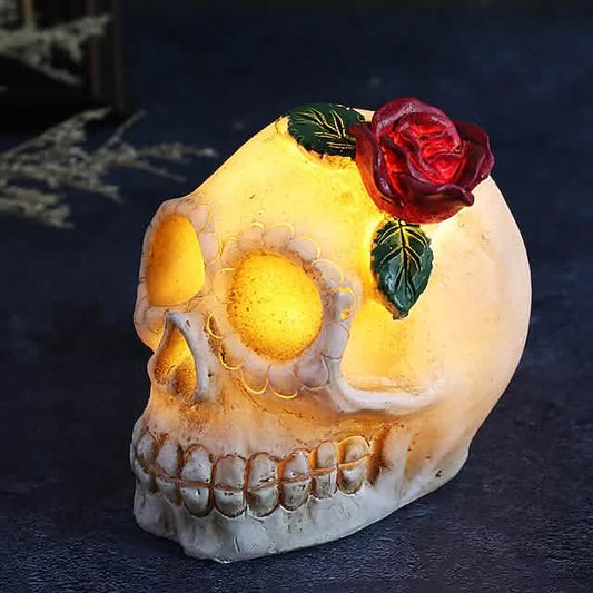 Halloween Resin Skull LED Night Light Decorative Light DailySale