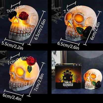Halloween Resin Skull LED Night Light Decorative Light DailySale