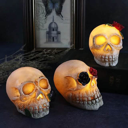 Halloween Resin Skull LED Night Light Decorative Light DailySale