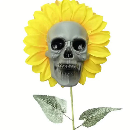 Halloween Sunflower Skull Head Garden Decoration DailySale