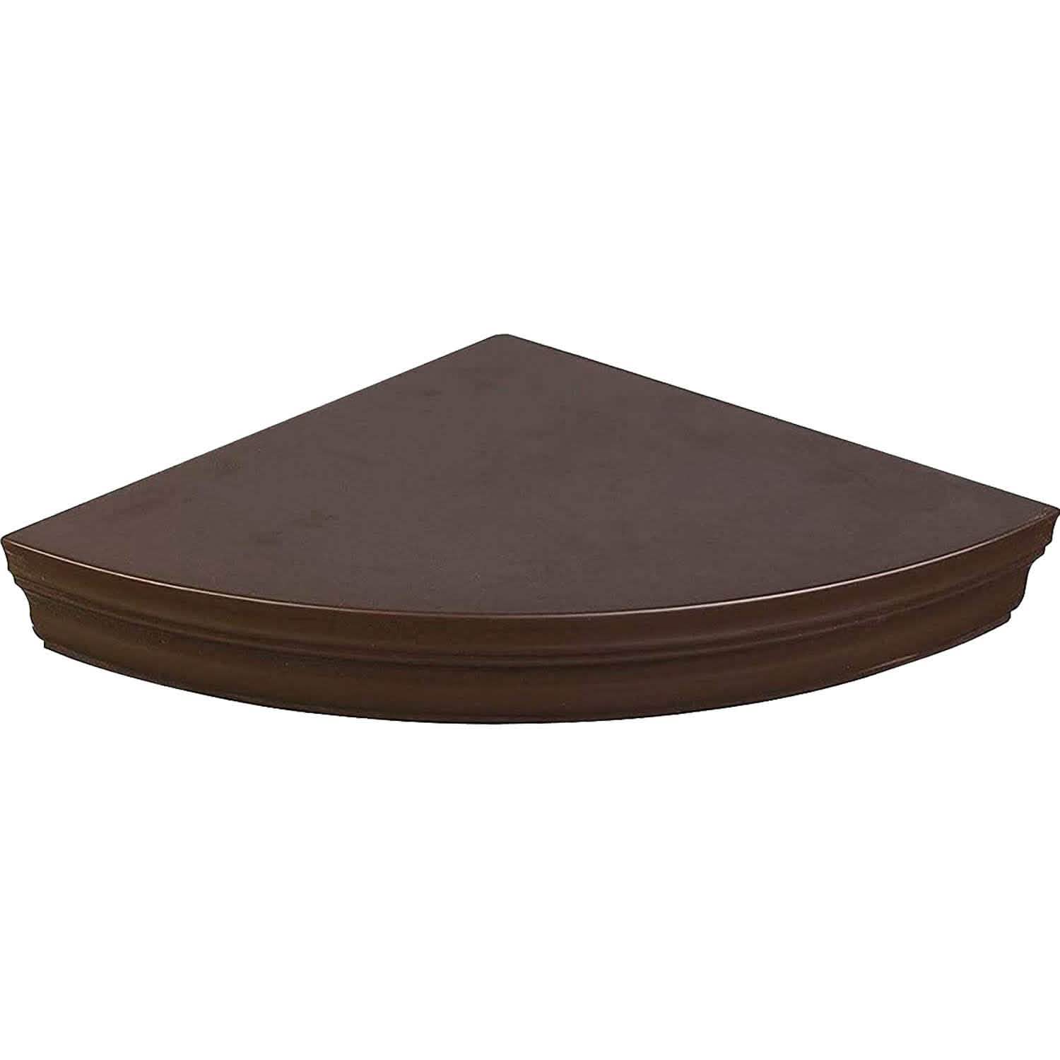 Halter Corner Floating Shelf - Space Saving Round Design with No Visible Support DailySale