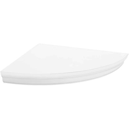 Halter Corner Floating Shelf - Space Saving Round Design with No Visible Support DailySale