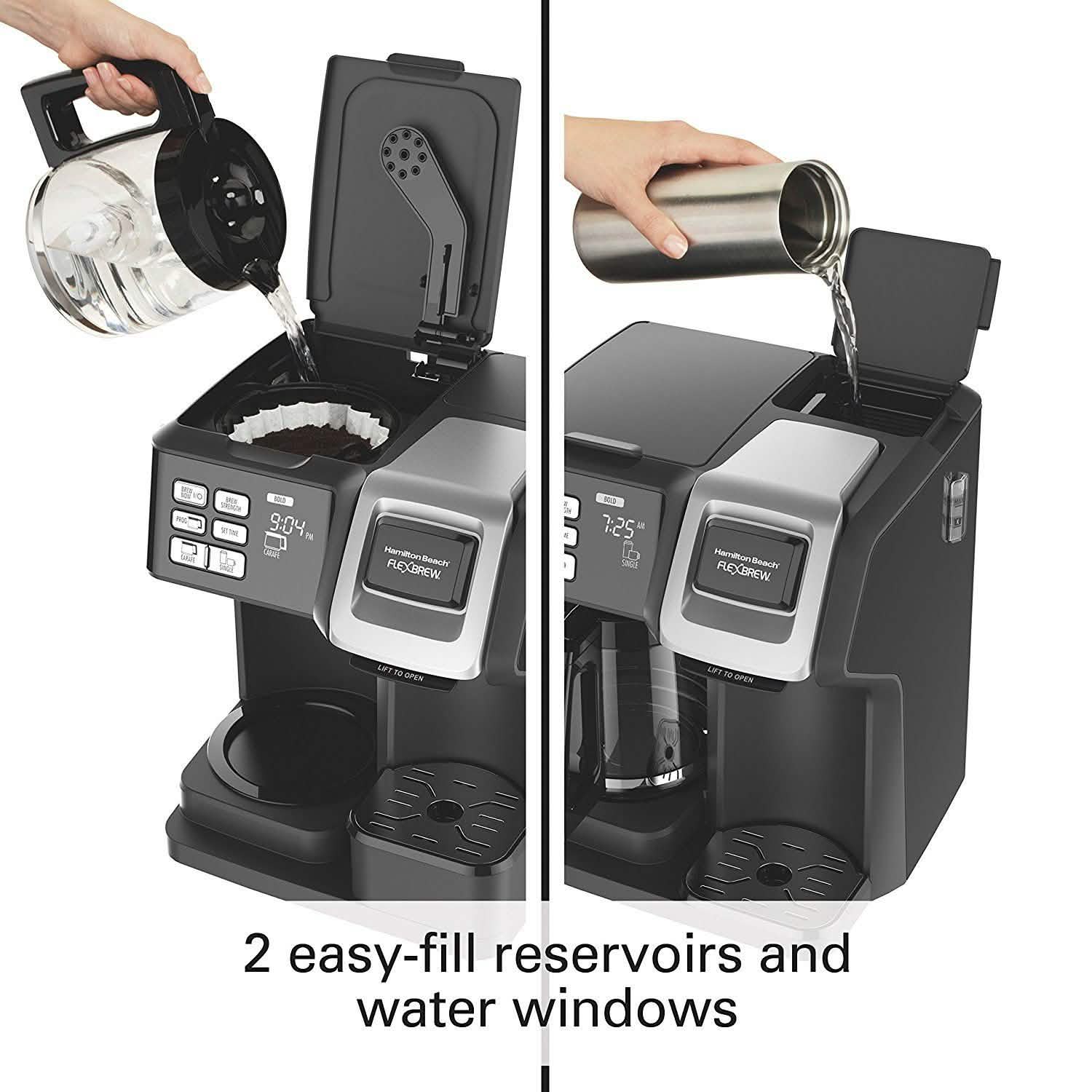 Hamilton Beach 49976 FlexBrew 2-Way Brewer Programmable Coffee Maker DailySale