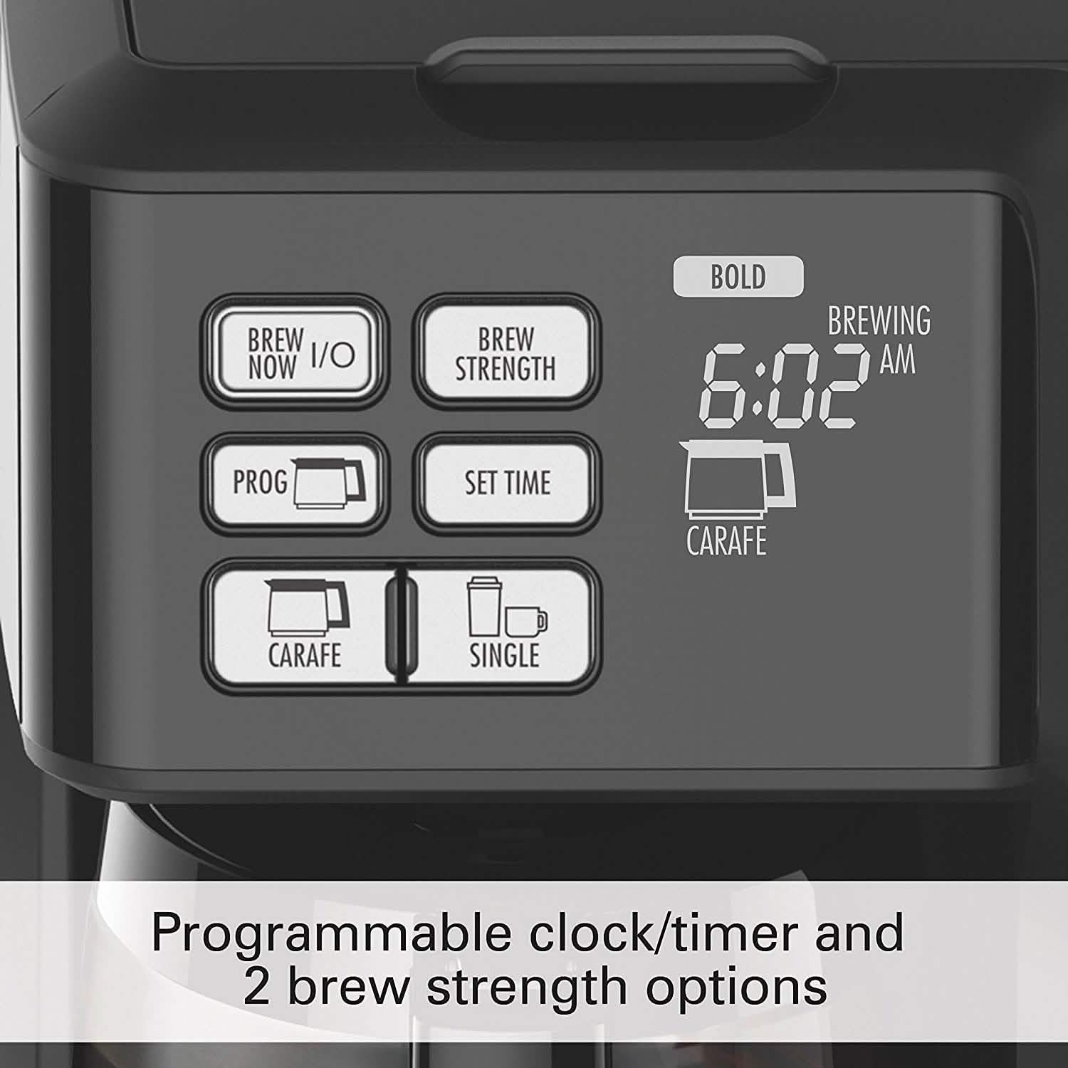 Hamilton Beach 49976 FlexBrew 2-Way Brewer Programmable Coffee Maker DailySale