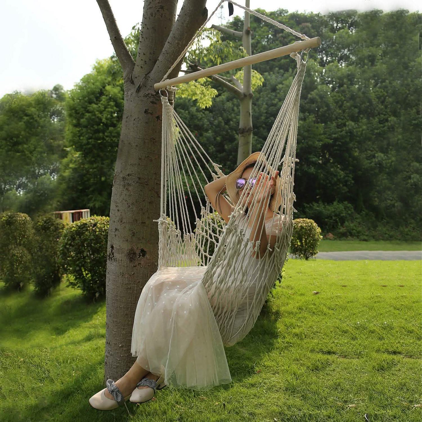 Hammock Chair Hanging Rope Seat DailySale