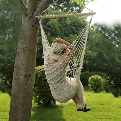 Hammock Chair Hanging Rope Seat DailySale