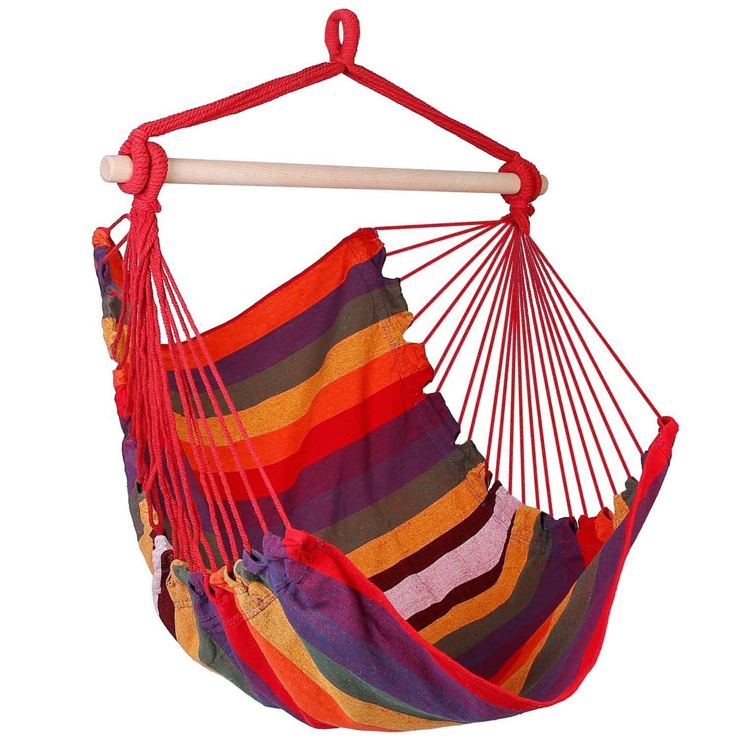 Hammock Hanging Chair Canvas with 2 Pillows DailySale
