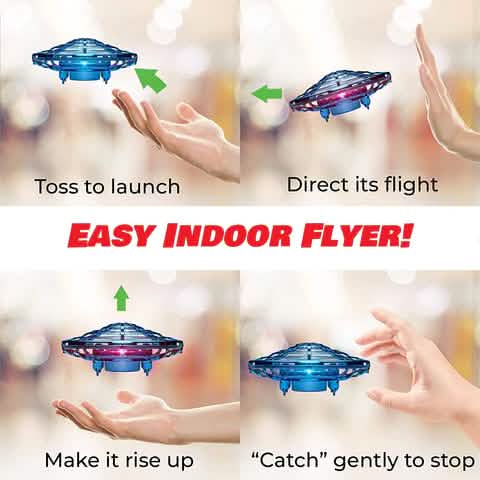 Hand Operated Flying Drone Scoot Hands Free DailySale
