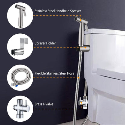 Handheld Bidet Sprayer Stainless Steel DailySale