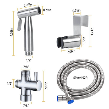 Handheld Bidet Sprayer Stainless Steel DailySale