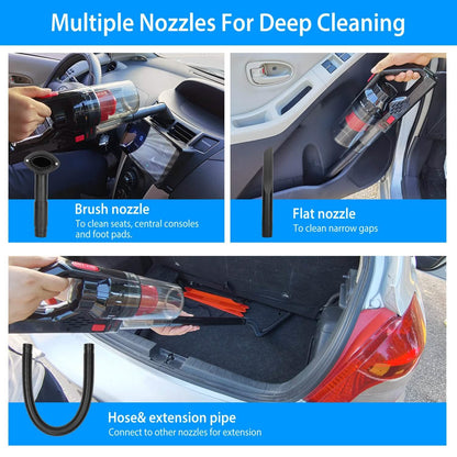 Handheld Car Vacuum Cleaner with Accessory Kit DailySale