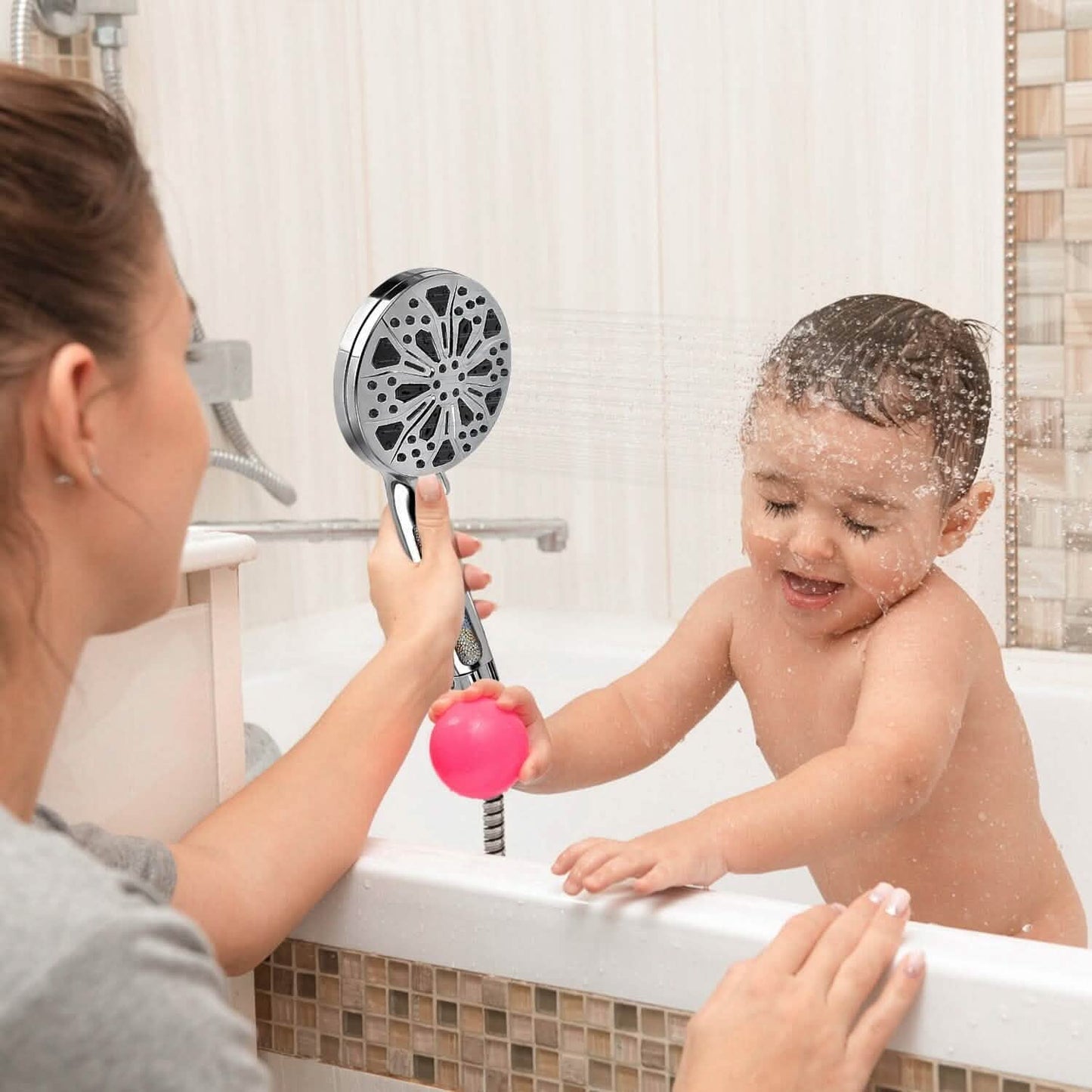 Handheld Filtered High Pressure Shower Head DailySale