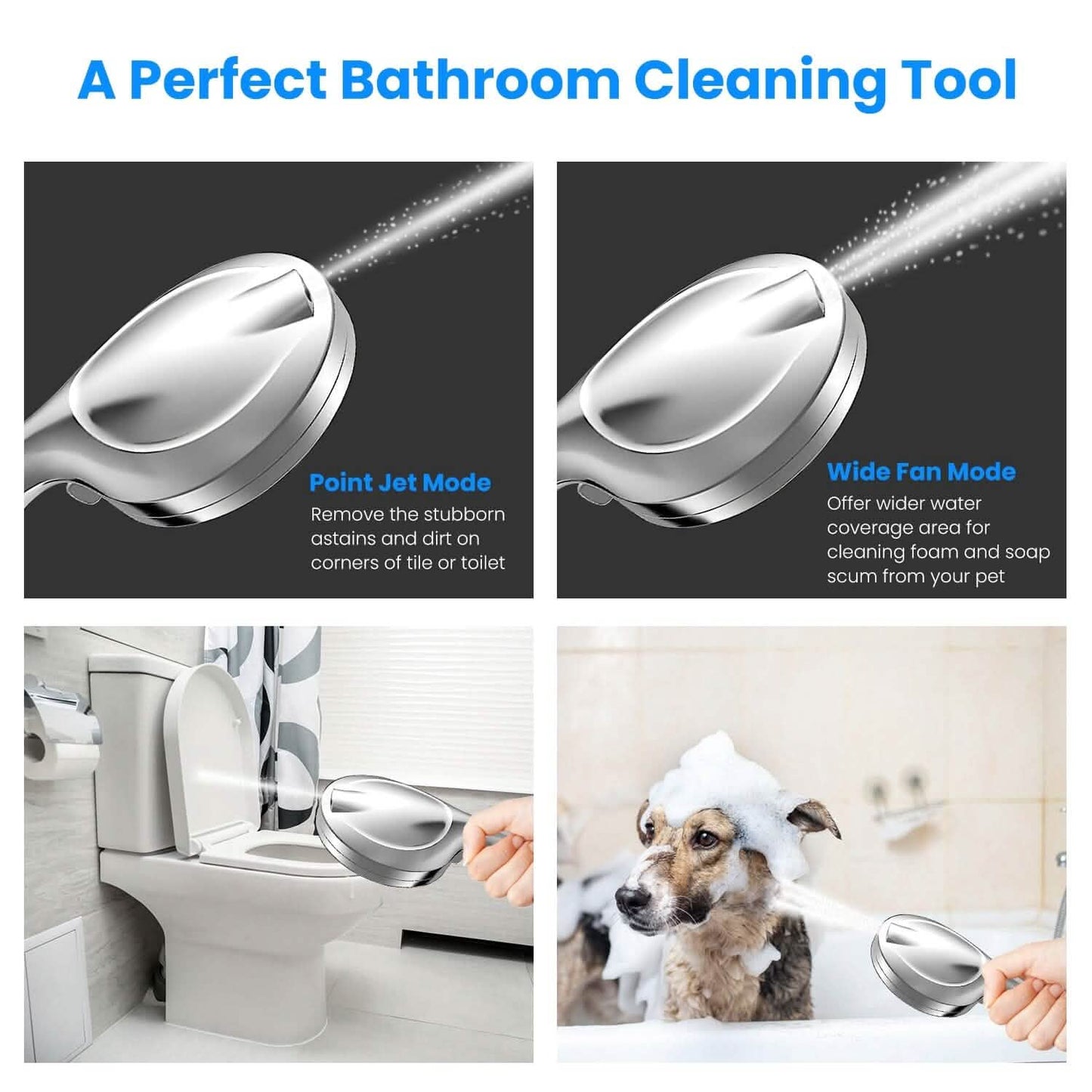 Handheld Filtered High Pressure Shower Head DailySale