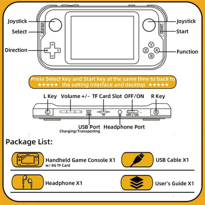 Handheld Game Console 3.5inch Mini Retro Gaming Player DailySale