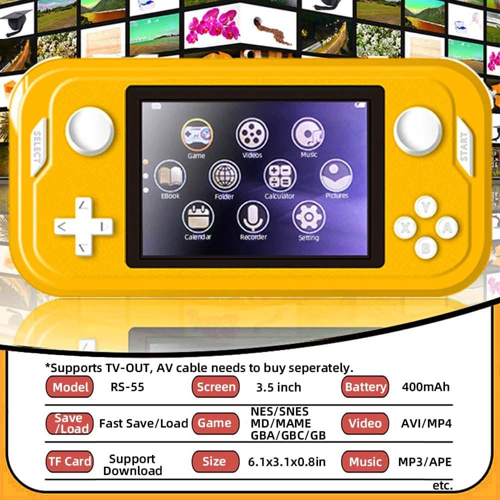 Handheld Game Console 3.5inch Mini Retro Gaming Player DailySale