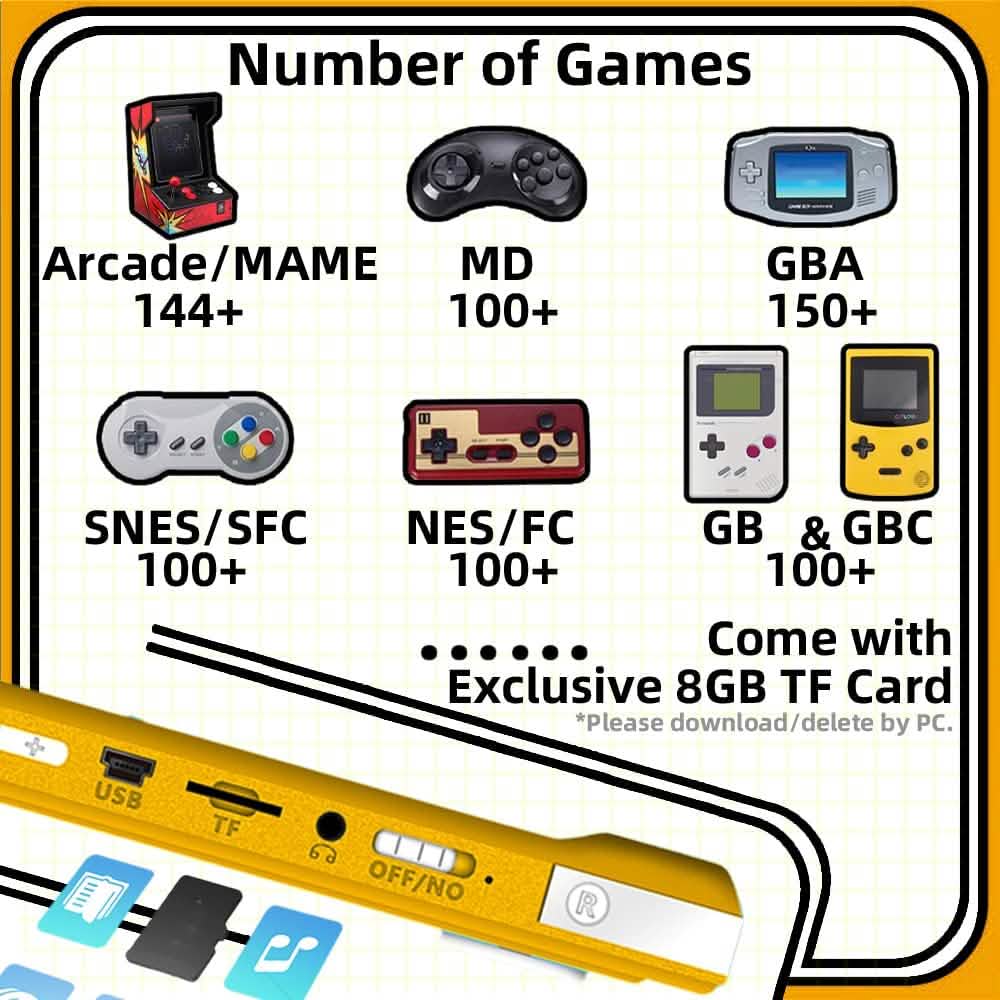 Handheld Game Console 3.5inch Mini Retro Gaming Player DailySale