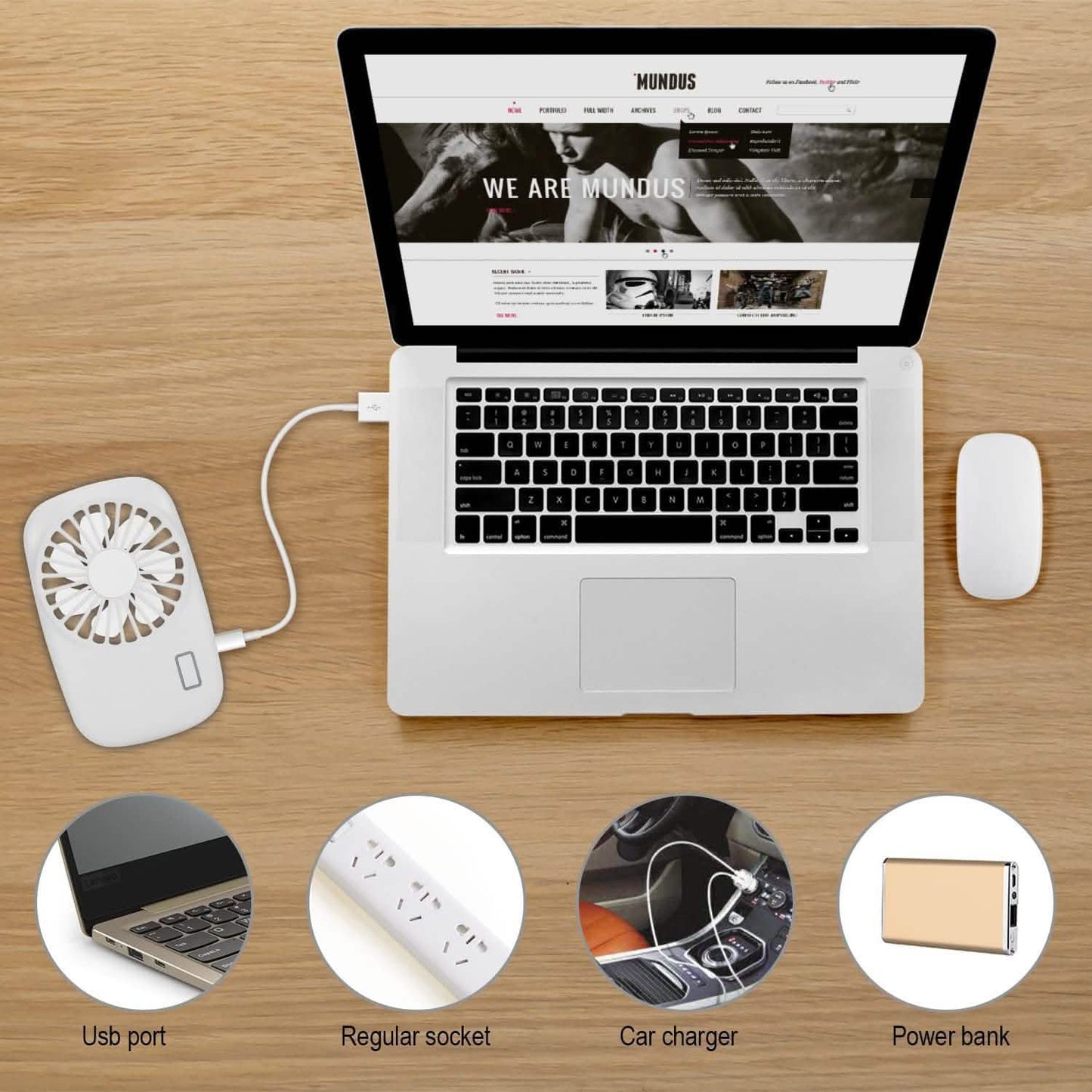 Handheld Powerful Mini Fan DailySale