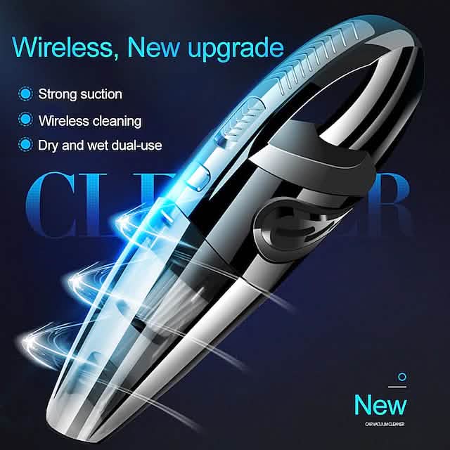 Handheld Rechargeable Wireless Car Vacuum DailySale