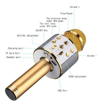 Karaoke Handheld Wireless Bluetooth Microphone DailySale
