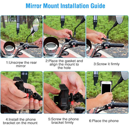 Handlebar Mirror Mobile Phone Holder DailySale