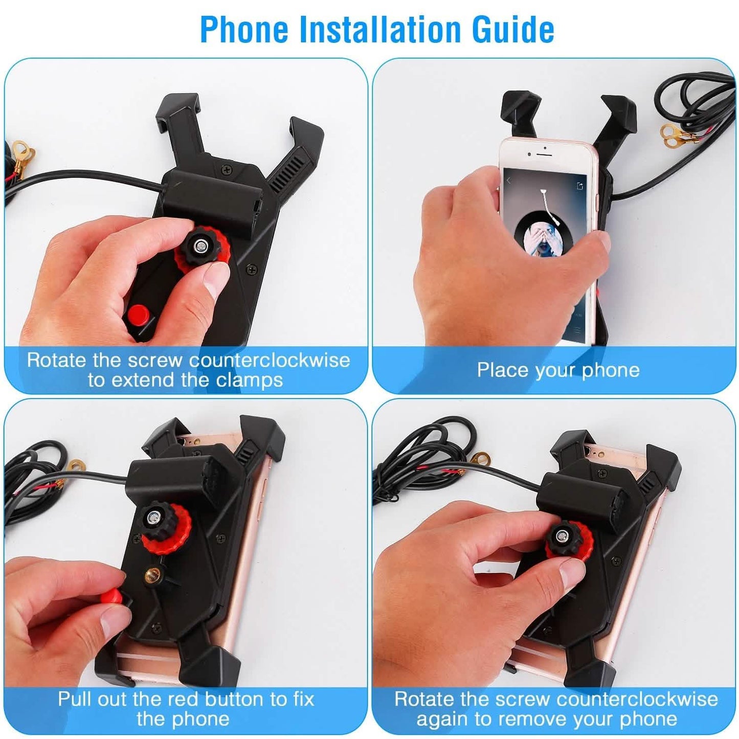 Handlebar Mirror Mobile Phone Holder DailySale