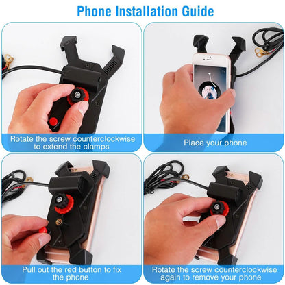 Handlebar Mirror Mobile Phone Holder DailySale