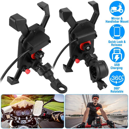 Handlebar Mirror Mobile Phone Holder DailySale