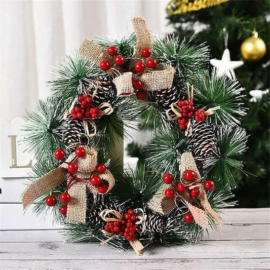 Handmade Christmas Decorative Wreaths DailySale