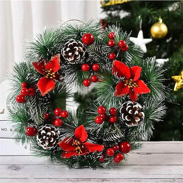 Handmade Christmas Decorative Wreaths DailySale