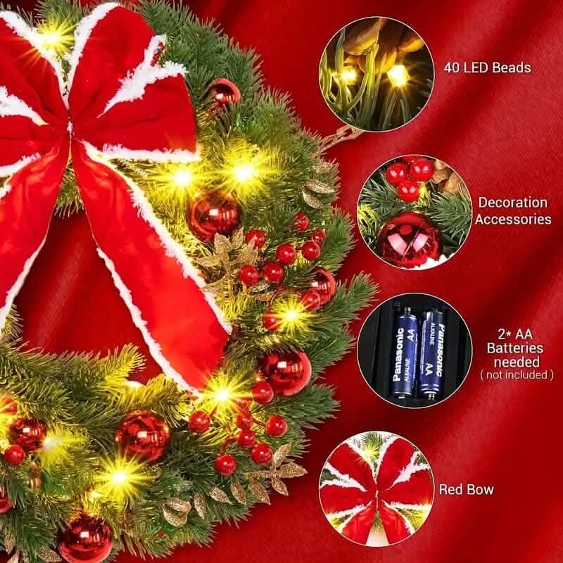 Handmade Christmas Wreath Decor DailySale