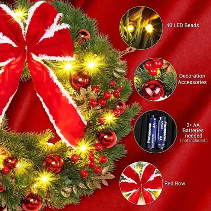 Handmade Christmas Wreath Decor DailySale