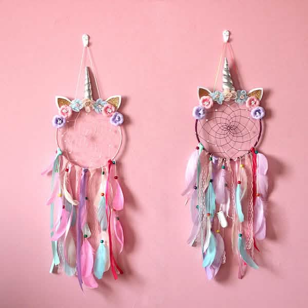 Handmade Feather Dream Catcher Wall Hanging Decoration DailySale