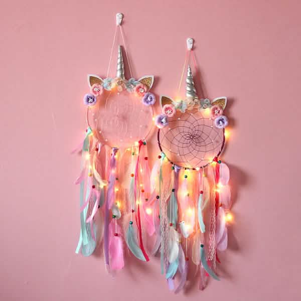 Handmade Feather Dream Catcher Wall Hanging Decoration DailySale