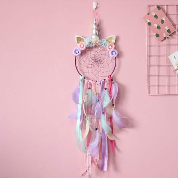 Handmade Feather Dream Catcher Wall Hanging Decoration DailySale