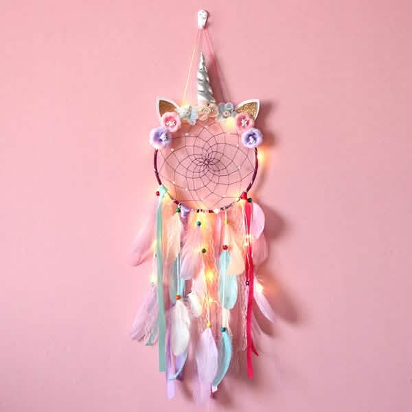 Handmade Feather Dream Catcher Wall Hanging Decoration DailySale