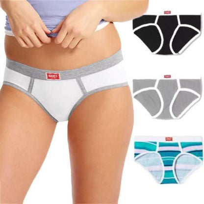 Hanes Womens ComfortSoft Vintage Cotton Stretch Hipsters DailySale