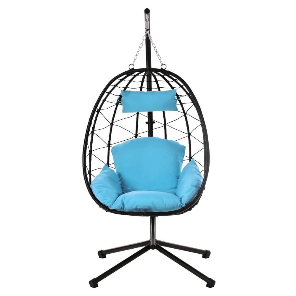 Hanging Egg Chair, Outdoor Indoor Swing Chair DailySale
