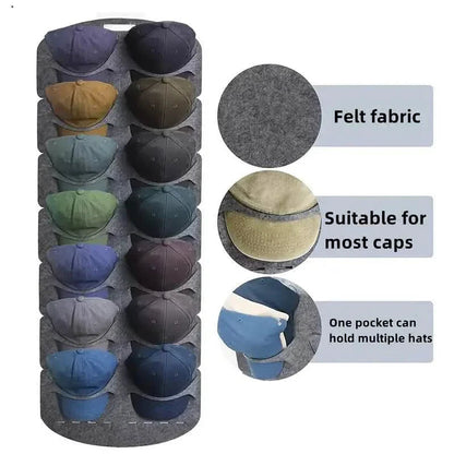 Hanging Hat Organizers For Baseball Cap Felt Storage Holders DailySale
