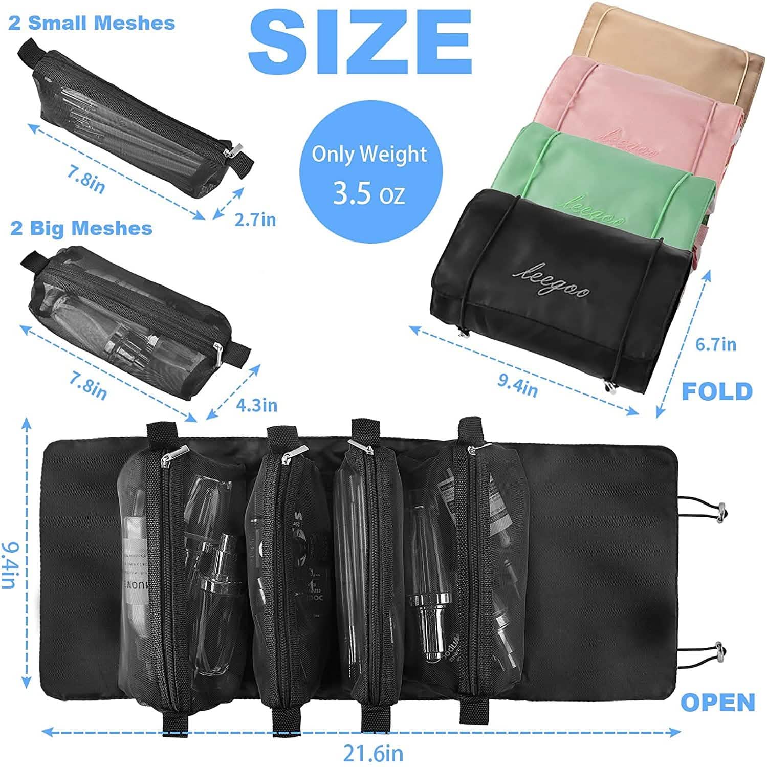 Hanging Roll-Up Makeup Bag DailySale