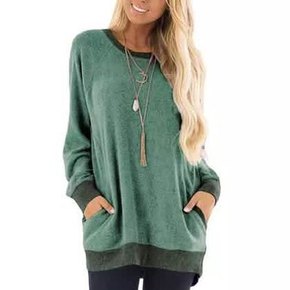 Haute Edition Women's Ultra Soft Long Sleeve Pullover Sweatshirt DailySale