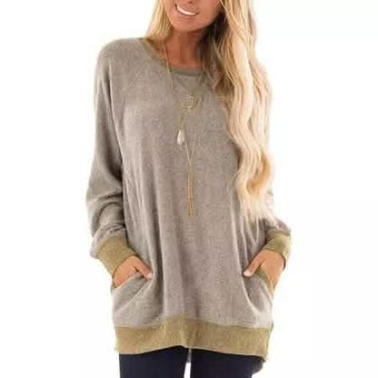 Haute Edition Women's Ultra Soft Long Sleeve Pullover Sweatshirt DailySale