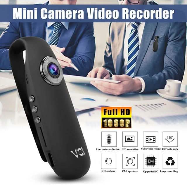 HD 1080P 130 Mini Camcorder Dash Cam Police Body Motorcycle Bike Motion Camera DailySale