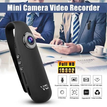 HD 1080P 130 Mini Camcorder Dash Cam Police Body Motorcycle Bike Motion Camera DailySale