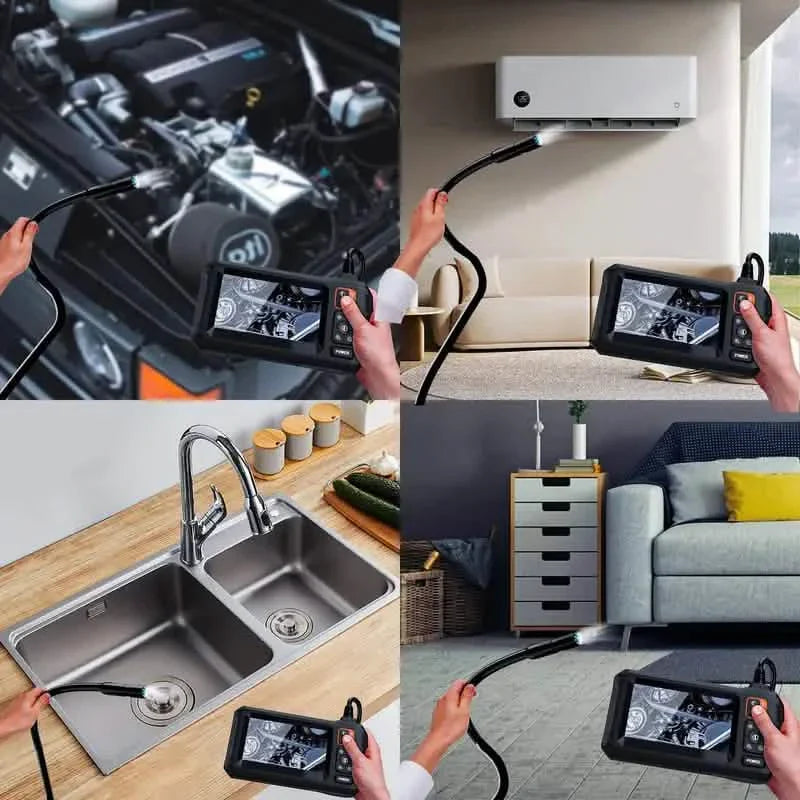 HD 1080P Borescope with 4.3" LCD Screen - Waterproof, Rechargeable Endoscope Camera DailySale